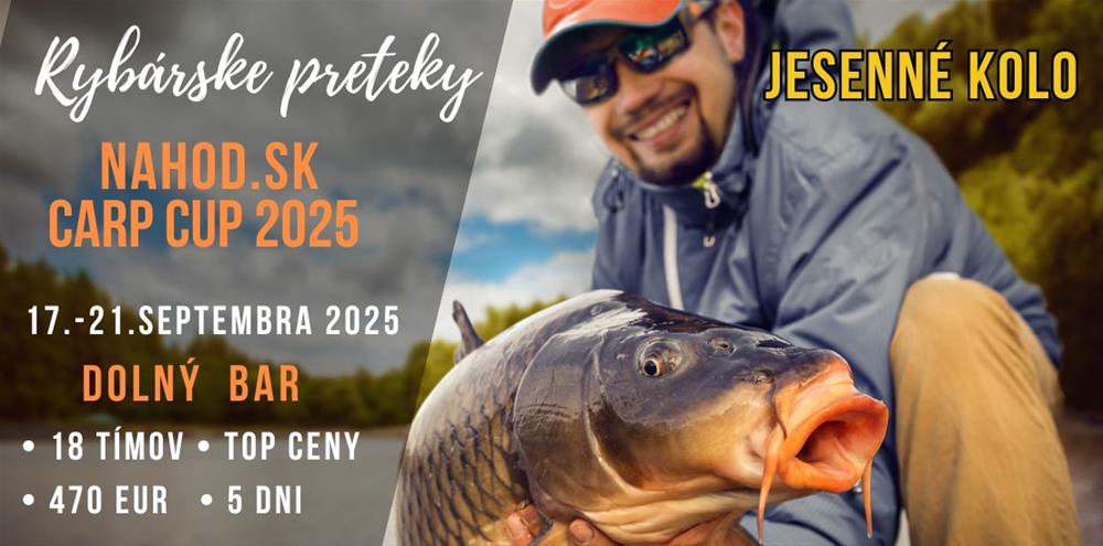 NAHOD.sk CARP CUP 2025 - DOLNÝ BAR